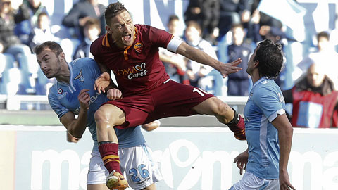 Trước vòng 28: Roma và nỗi lo sợ mang tên Lazio