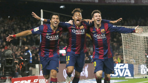 Luis Suarez, cảm hứng cho mộng “ăn ba” của Barca