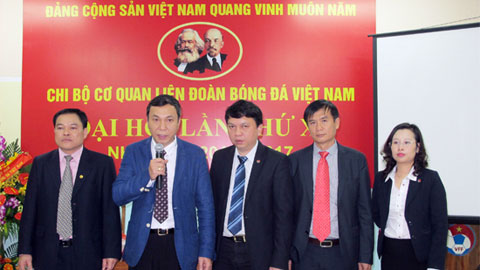 Đ/c Trần Quốc Tuấn được bầu làm Bí thư Chi bộ cơ quan LĐBĐVN lần thứ XI (nhiệm kỳ 2015-2017)