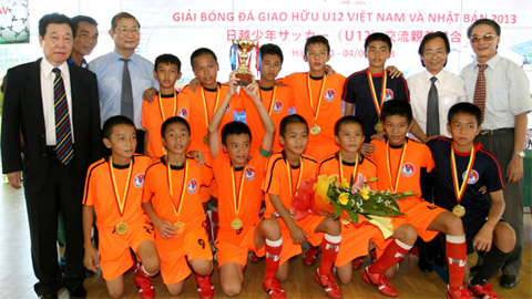 Khởi tranh giải bóng đá giao hữu U14 Quốc tế Việt Nam - Nhật Bản lần 2 vào ngày 28/3