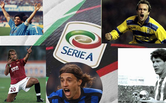 5 tiền đạo Argentina vĩ đại nhất Serie A