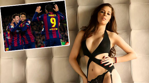 Người mẫu đề nghị được sex với sao Barca ngay trên sân