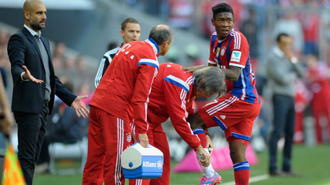 Alaba chấn thương, Bayern lo nhiều vị trí