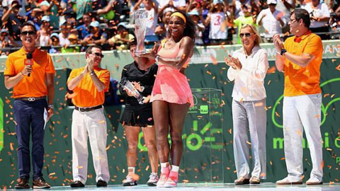 Serena Williams lên ngôi ở Miami Masters 2015