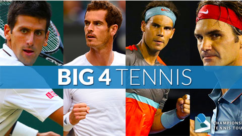 Bộ tứ quyền lực Big Four trong năm: Vẫn sẽ là Djokovic, Federer, Nadal và Murray