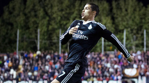 Ronaldo "mở điểm" nhiều gấp đôi Messi
