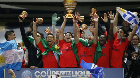 Hạ Bastia 4-0, PSG vô địch Cúp Liên đoàn Pháp
