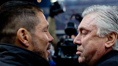 Ancelotti thừa nhận “sợ” đối đầu với Simeone