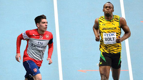 Hậu vệ Bellerin chạy nhanh hơn cả Usain Bolt: Hãy gọi anh là Bolt-lerin!