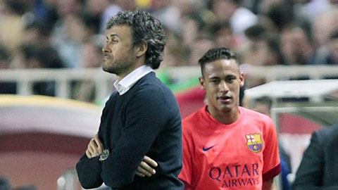 Neymar cẩn thận, Enrique luôn là số một ở Barca!
