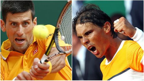 20h30 tối nay (18/4), Djokovic đụng Nadal ở bán kết Monte-Carlo Masters