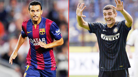 Barca đem Pedro gạ Inter nhả Kovacic