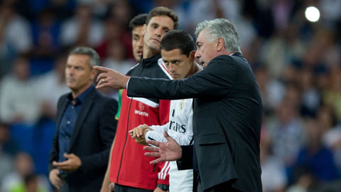 Ancelotti phát cuồng vì Chicharito, Simeone thản nhiên sau thất bại