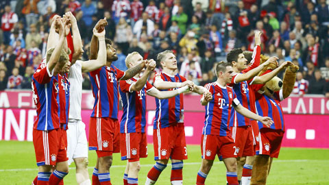 Bayern vô địch Bundesliga: Con đường dát vàng dành riêng cho Bayern!