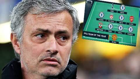 Mourinho đòi bầu cả đội Chelsea vào Đội hình tiêu biểu 2014/15