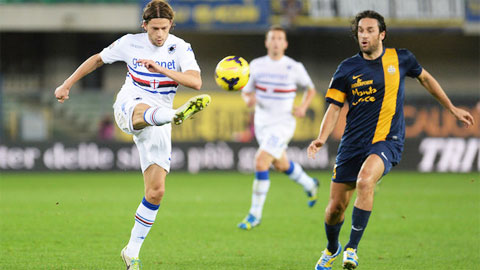 01h45 ngày 30/4: Sampdoria vs Verona
