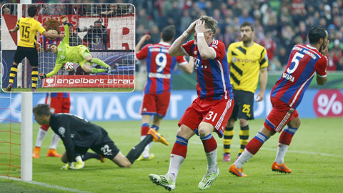 Bayern gục ngã trước Dortmund: Ám ảnh 2012 hiện về!