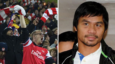 Manny Pacquiao là CĐV Arsenal