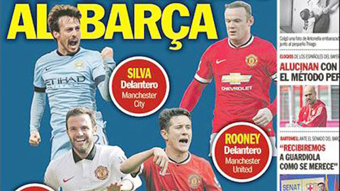 Rooney, Mata, Herrera & Silva từng được “dâng” cho Barca