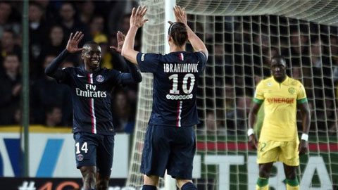 Thắng nhẹ Nantes 2-0, PSG tiến gần hơn tới chức vô địch