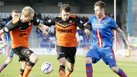 01h45 ngày 6/5: Inverness vs Dundee United