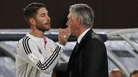 Sergio Ramos đá tiền vệ phòng ngự: “Canh bạc” của Ancelotti