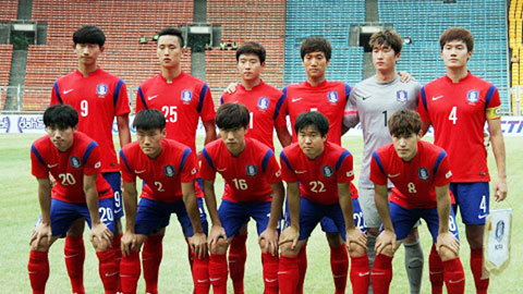 U23 Hàn Quốc đã tới Hà Nội