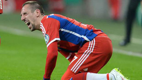 Bayern đón tin buồn: Ribery vẫn vắng ở lượt về Champions League