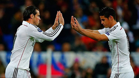 Bale nổi đóa vì James không chịu chuyền bóng
