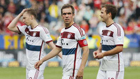 Bayern lần đầu chịu chuỗi trận thua dài nhất sau 17 năm ở Bundesliga