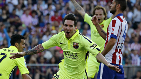 Atletico 0-1 Barca: Messi đưa Barca lên ngai vàng