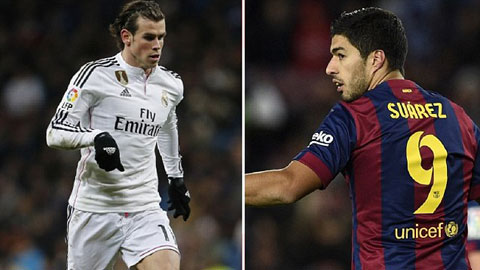 Phong độ của Bale và Suarez quyết định chức vô địch La Liga 2014/15