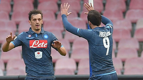 Napoli - Đội đầu tiên cán mốc 100 bàn thắng ở Serie A