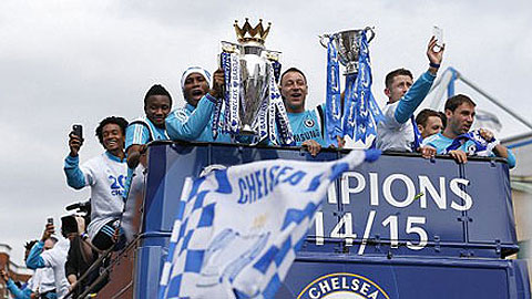Chelsea diễu hành mừng chức vô địch Premier League 2014/15
