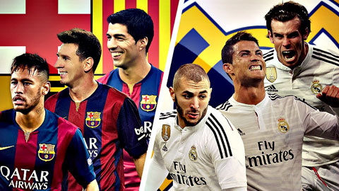M-N-S vượt số bàn kỷ lục của Ronaldo-Benzema-Higuain