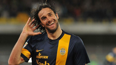 Luca Toni phá kỷ lục cầu thủ già nhất giành Vua phá lưới Serie A