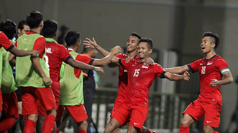 U23 Singapore trọn vẹn niềm vui khi hạ U23 Philippines 1-0
