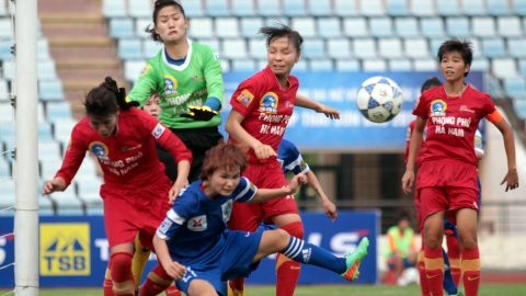 Hấp dẫn ngày khai màn lượt về giải bóng đá nữ VĐQG - Cúp Thái Sơn Bắc 2015