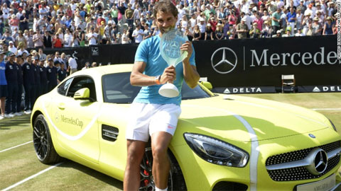 Nadal có danh hiệu đầu tiên trên mặt sân cỏ kể từ năm 2010
