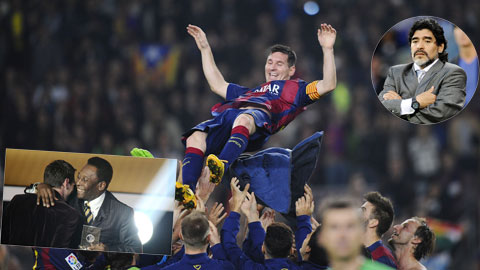 CĐV bầu Messi là cầu thủ xuất sắc nhất qua mọi thời đại, áp đảo Pele và Maradona