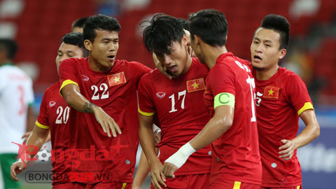 Phi Sơn, Hồng Quân, Huy Toàn xúc động sau trận đấu SEA Games cuối cùng