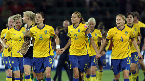 07h00 ngày 17/6: Thụy Điển vs Australia (nữ)