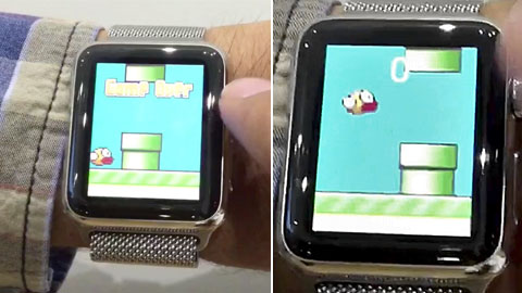 Chơi Flappy Bird và Canabalt trên Apple Watch