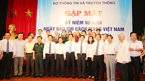 Thủ tướng Nguyễn Tấn Dũng gặp mặt lãnh đạo các cơ quan thông tấn báo chí
