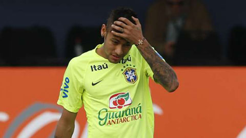 Brazil không kháng cáo thẻ đỏ, Neymar chia tay Copa America 2015