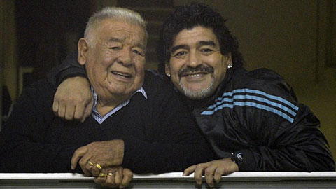 Cha đẻ Maradona qua đời ở tuổi 87