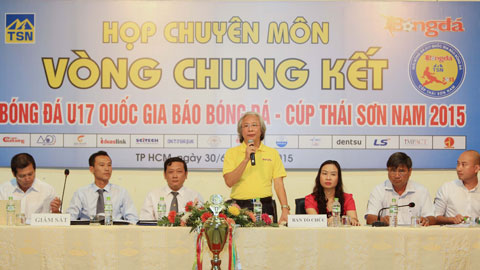 Chùm tin U17 QG báo Bóng đá – cúp Thái Sơn Nam 2015 ngày 30/6