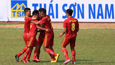 Hạ U17 S.Khánh Hòa 5-0, U17 PVF chứng tỏ sức mạnh vượt trội