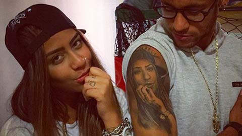 Em gái Neymar vẫn đơn hình lẻ bóng