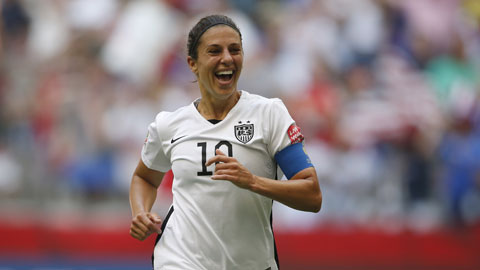 5 cầu thủ  hay nhất giải World Cup nữ 2015